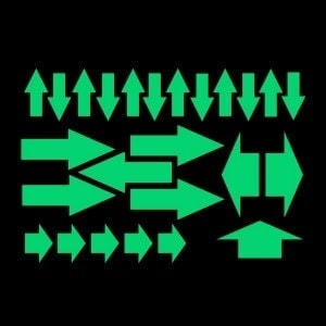Night Signs - Luminus Arrow Markers