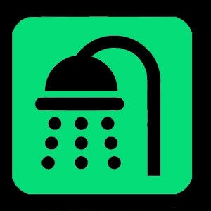 NIGHT SIGNS Luminous Shower Sign